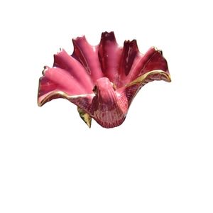 704 NOBLEANS SHELL FOOTED  PINK SEA SHELL